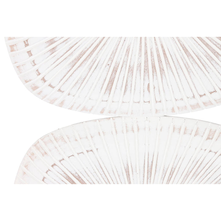 Wall Decoration Home ESPRIT White Modern Aged finish 89 x 2,5 x 89 cm