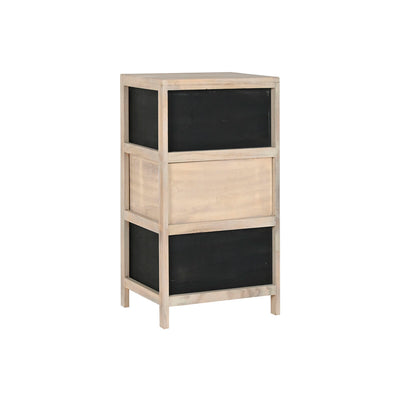 Chest of drawers Home ESPRIT Black Natural Wood 40 x 30 x 73,5 cm
