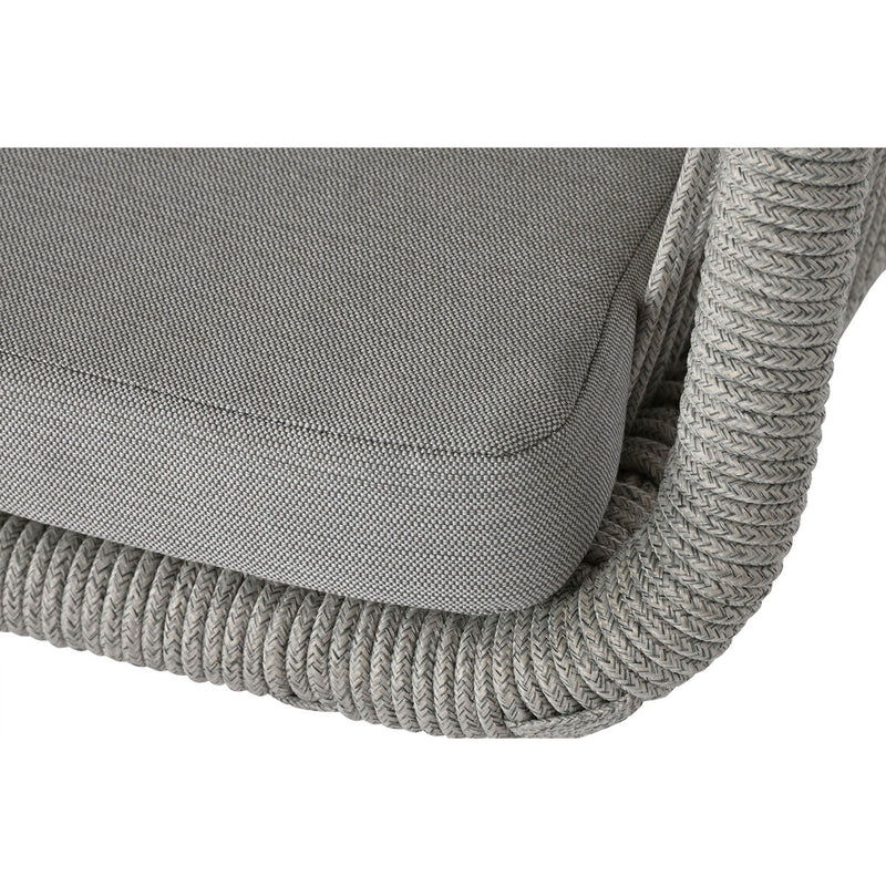 Garden sofa Home ESPRIT White Grey Aluminium synthetic rattan 57 x 63 x 84 cm