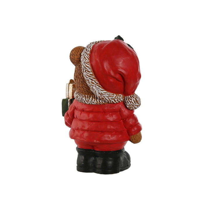 Christmas bauble Home ESPRIT Brown Red Bear (2 Units)