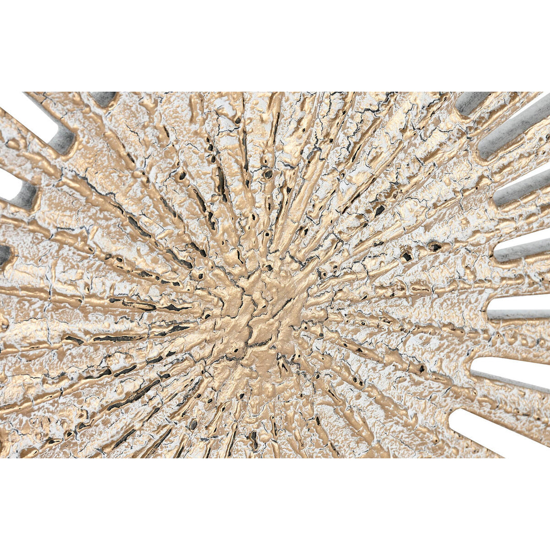 Wall Decoration Home ESPRIT White Golden Neoclassical 91 x 3 x 91 cm