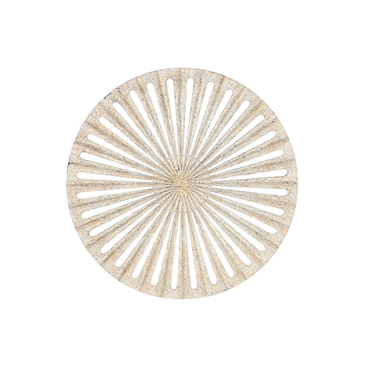 Wall Decoration Home ESPRIT White Golden Neoclassical 91 x 3 x 91 cm