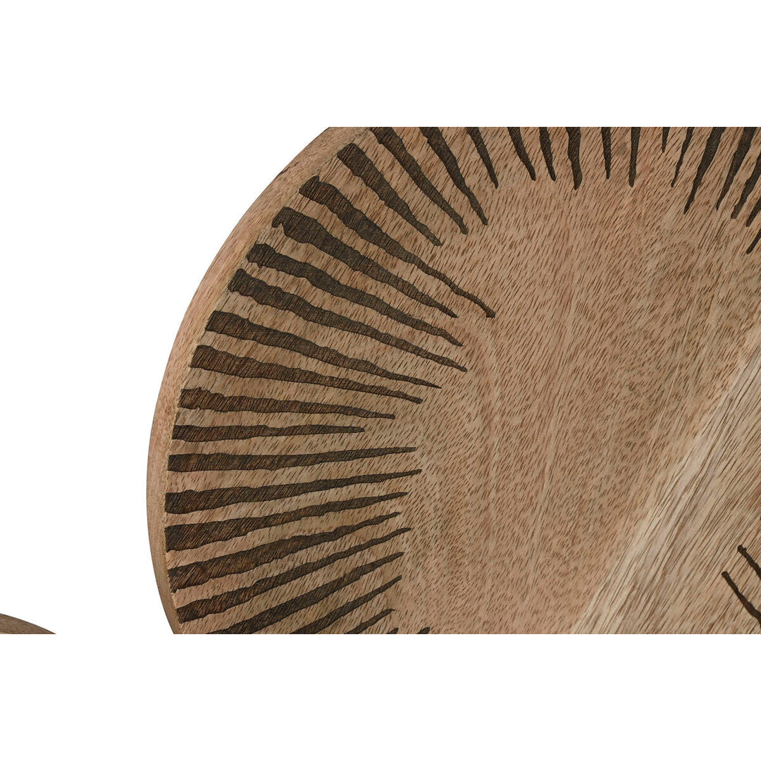 Wall Decoration Home ESPRIT Natural Modern Circles 84 X 4,5 X 56 CM