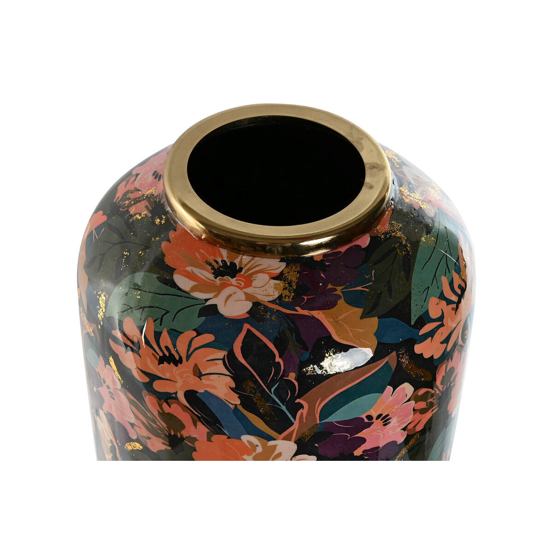Vase Home ESPRIT Multicolour Metal 25 x 25 x 70 cm