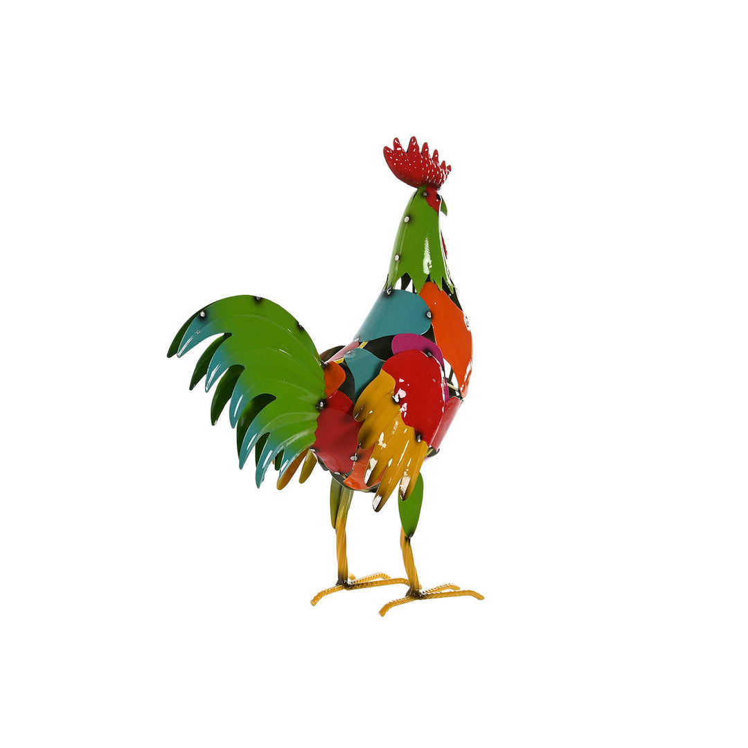 Decorative Figure Home ESPRIT Multicolour Rooster 37 X 15,5 X 44,5 cm (2 Units)