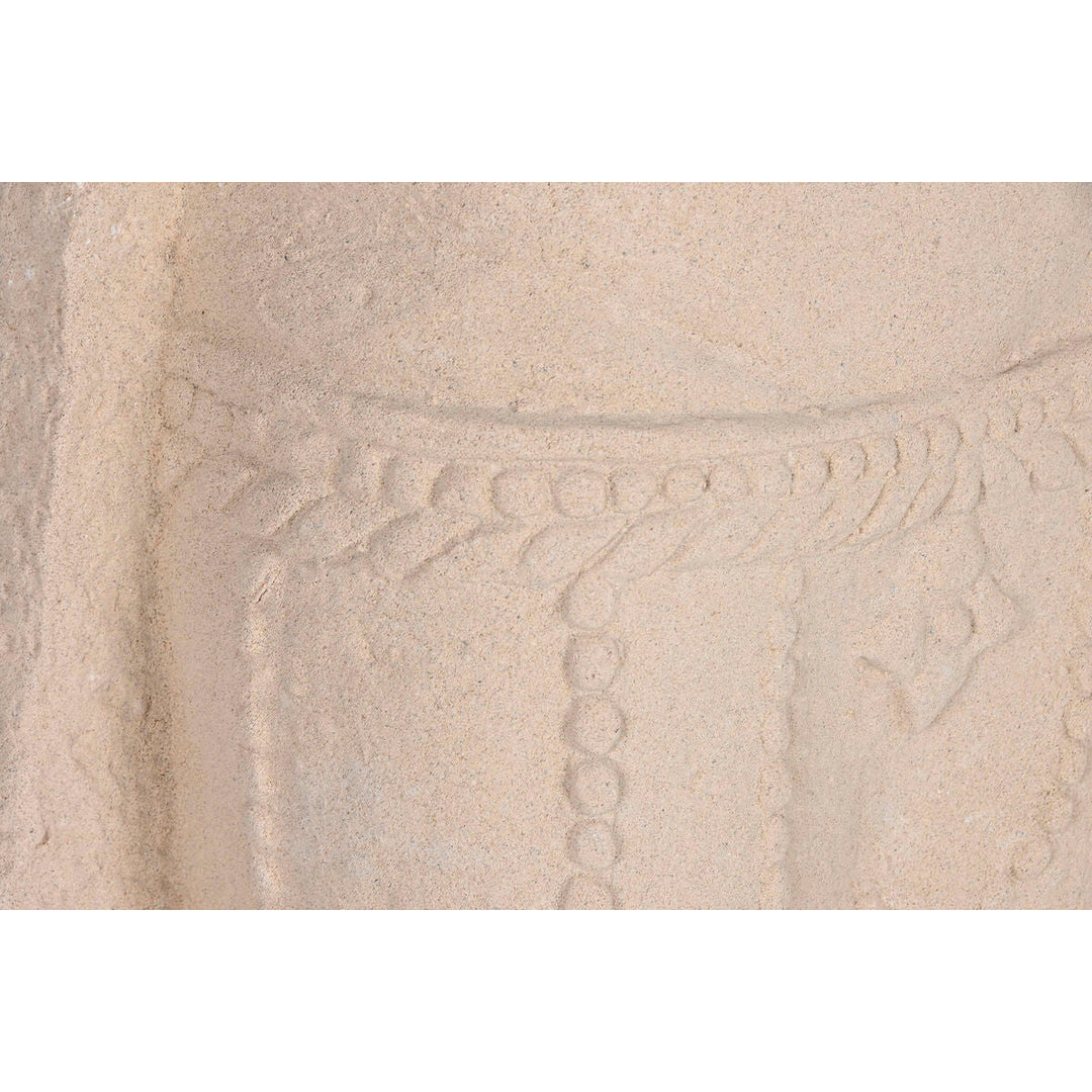 Decorative Figure Home ESPRIT White Black Buddha 40 x 27 x 148 cm