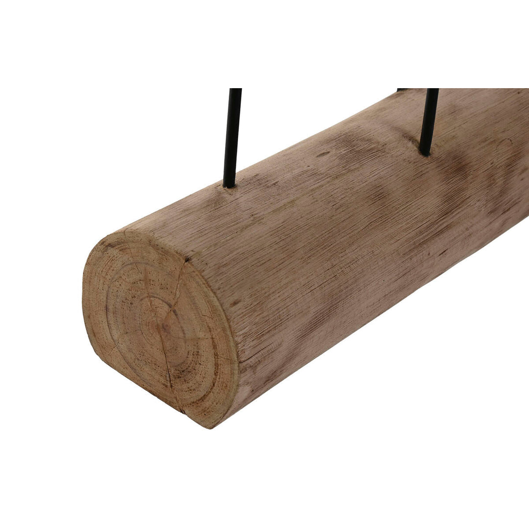 Decorative Figure Home ESPRIT Black Natural Fish 61,5 x 10 x 53,5 cm