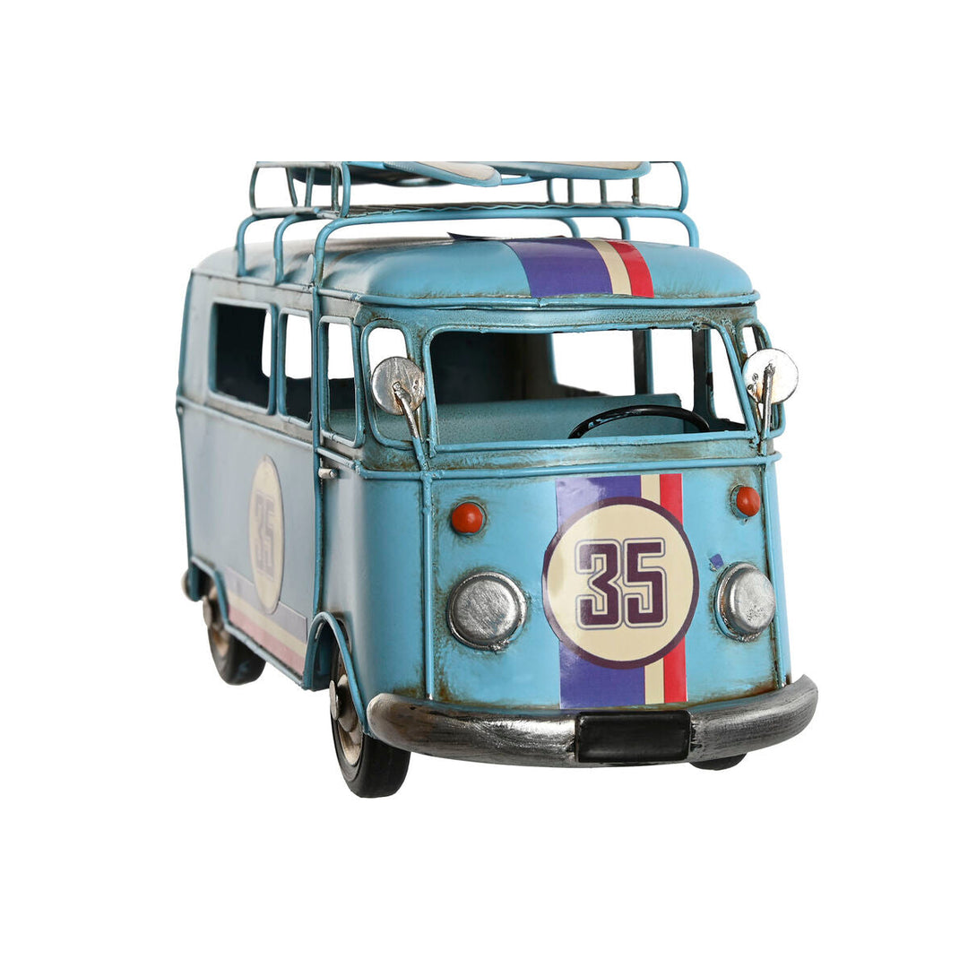 Decorative Figure Home ESPRIT Red Sky blue Navy Blue 27 x 10 x 16 cm (3 Units)