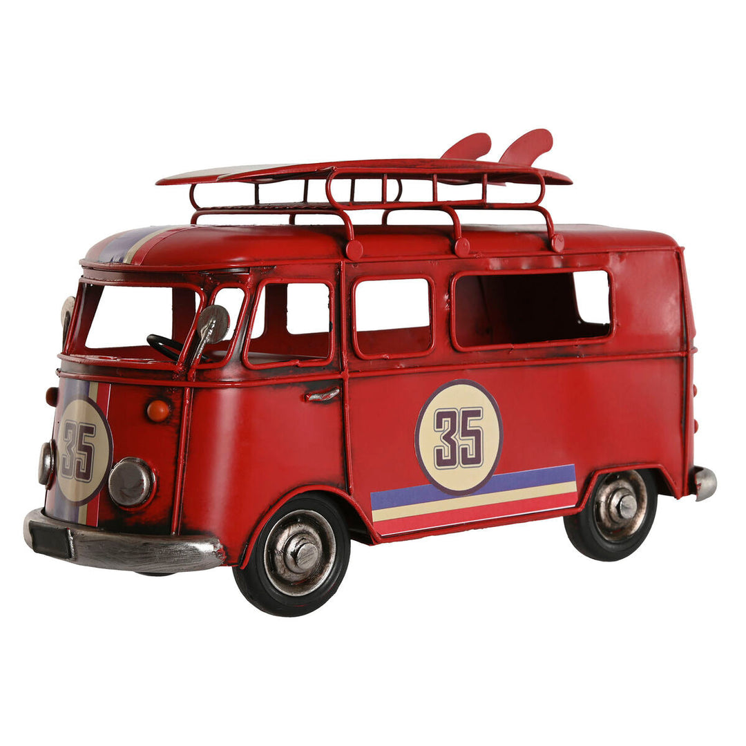 Decorative Figure Home ESPRIT Red Sky blue Navy Blue 27 x 10 x 16 cm (3 Units)