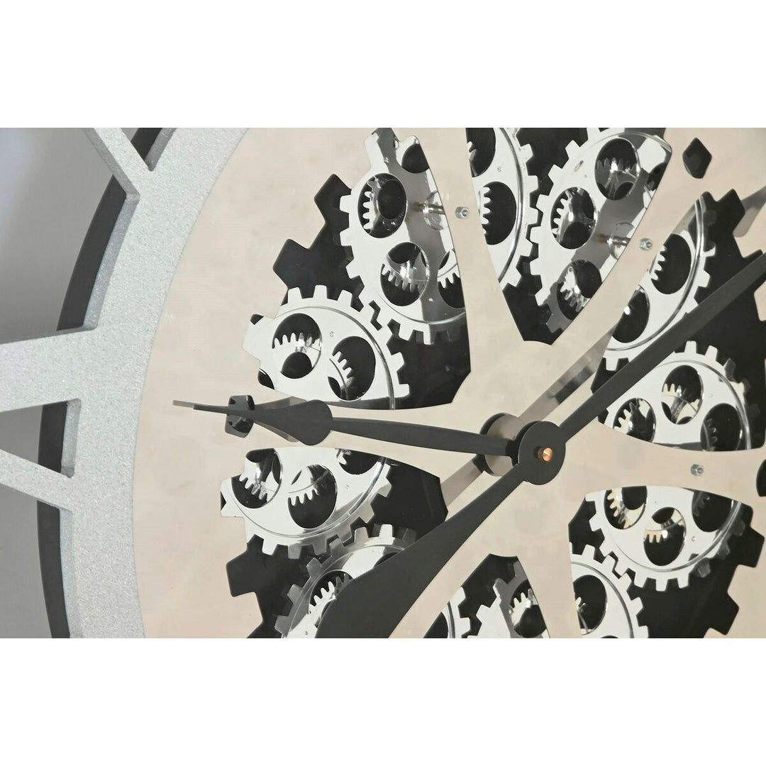 Wall Clock Home ESPRIT Silver Iron 102 x 9,5 x 102 cm