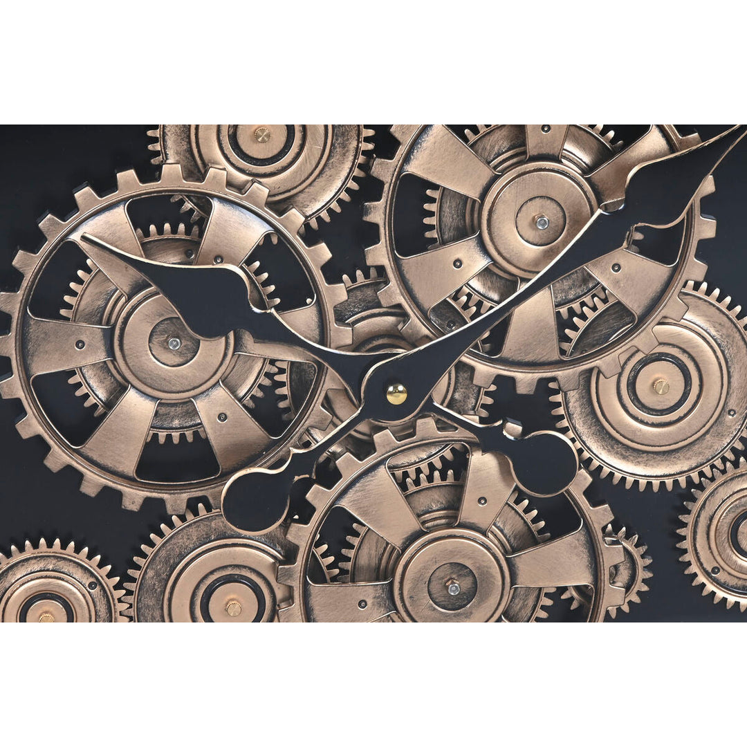 Wall Clock Home ESPRIT Dark brown Metal 80 x 8 x 80 cm
