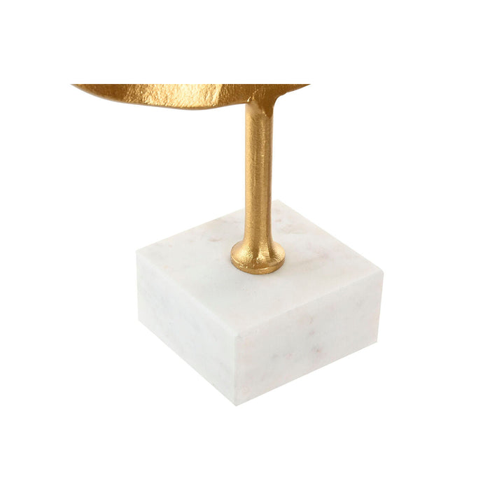 Decorative Figure Home ESPRIT White Golden Abstract 38 x 10 x 55 cm
