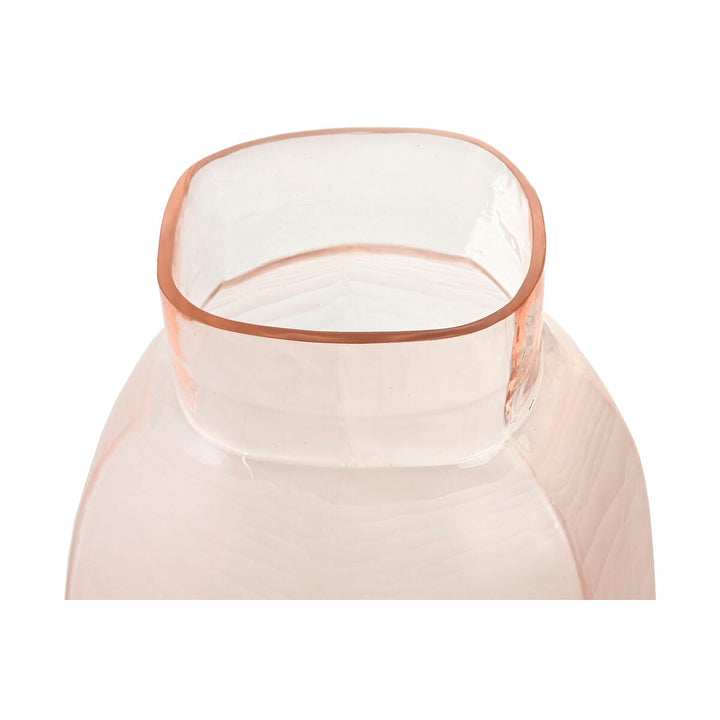 Vase Home ESPRIT Pink Crystal Modern 23 x 23 x 44 cm