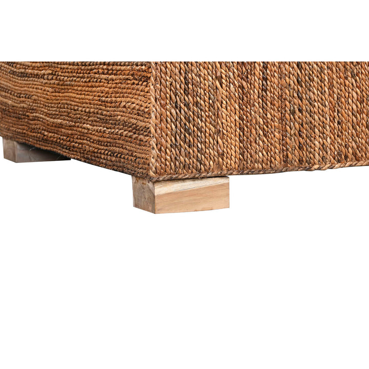 Garden sofa Home ESPRIT White Natural 192 x 92 x 65 cm