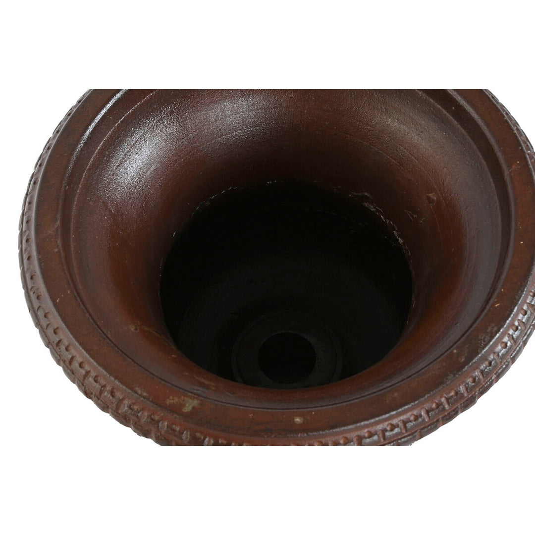 Vase Home ESPRIT Brown Iron 41 x 41 x 36 cm