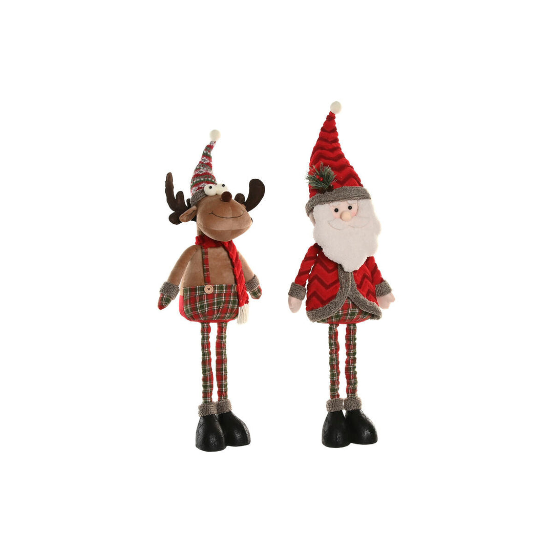 Christmas bauble Home ESPRIT Red Green 30 X 21 X 54 CM (2 Units)