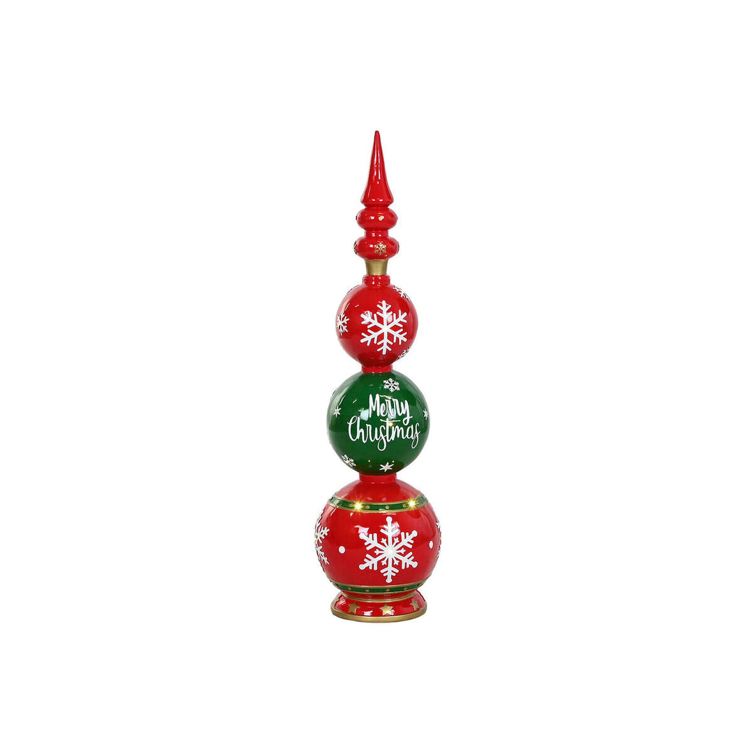 Christmas bauble Home ESPRIT Red Green