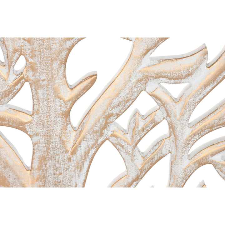 Decorative Figure Home ESPRIT White Beige Tree Stripped