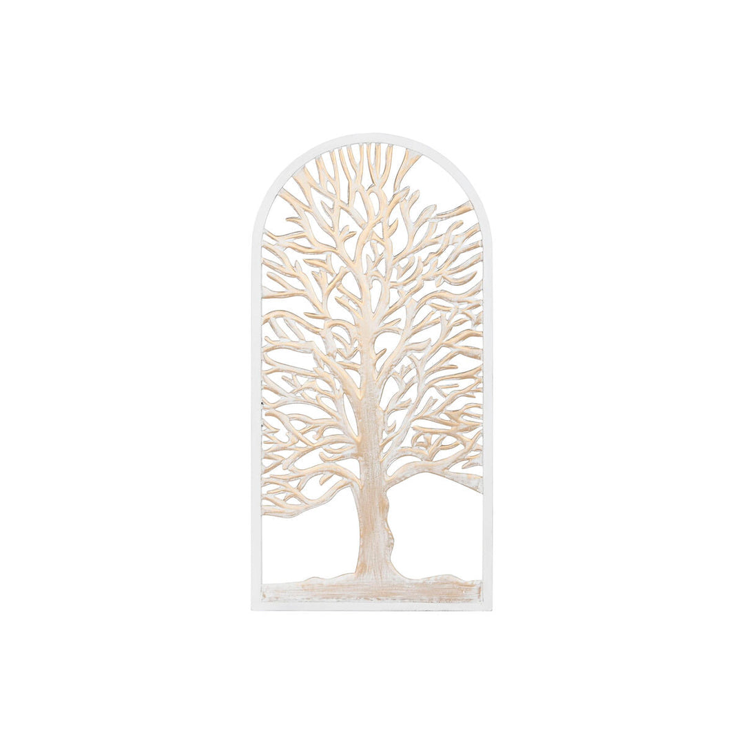 Decorative Figure Home ESPRIT White Beige Tree Stripped