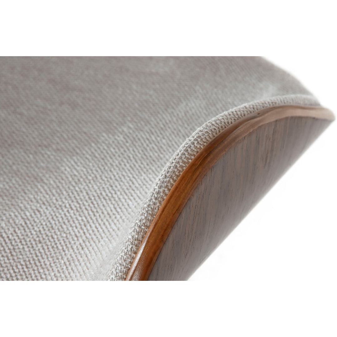 Office Chair Home ESPRIT Brown Beige Silver