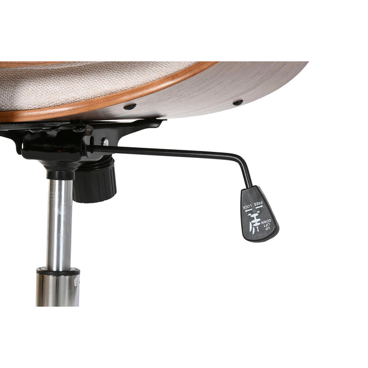 Office Chair Home ESPRIT Brown Beige Silver