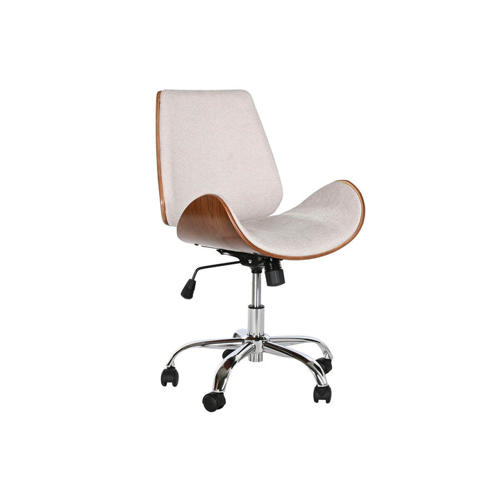 Office Chair Home ESPRIT Brown Beige Silver