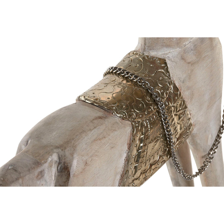 Decorative Figure Home ESPRIT Silver Natural Horse 53 X 10 X 60 CM