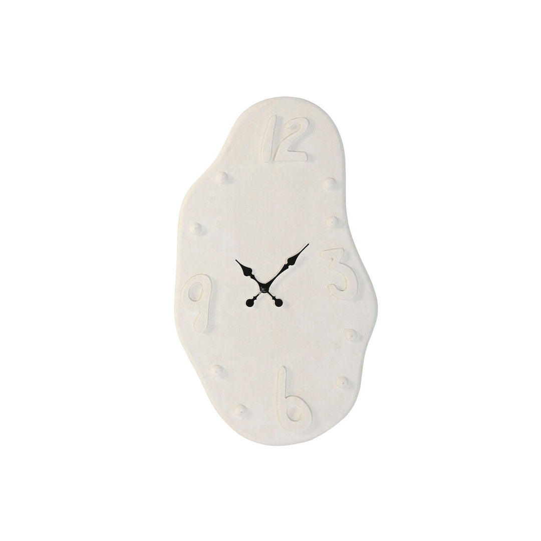 Wall Clock Home ESPRIT White MDF Wood Scandi 60 x 4 x 100 cm
