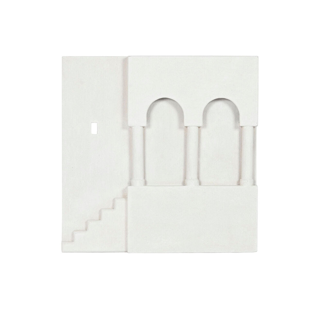Wall Decoration Home ESPRIT White Scandi 80 x 6,5 x 80 cm