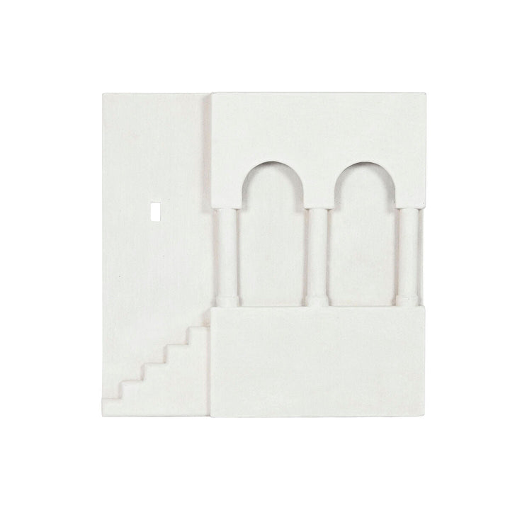 Wall Decoration Home ESPRIT White Scandi 80 x 6,5 x 80 cm