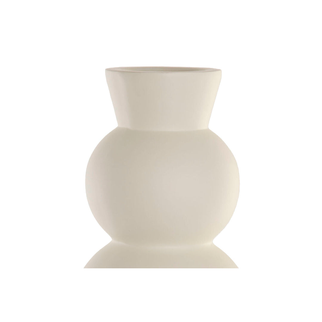 Vase Home ESPRIT White Fibreglass Modern