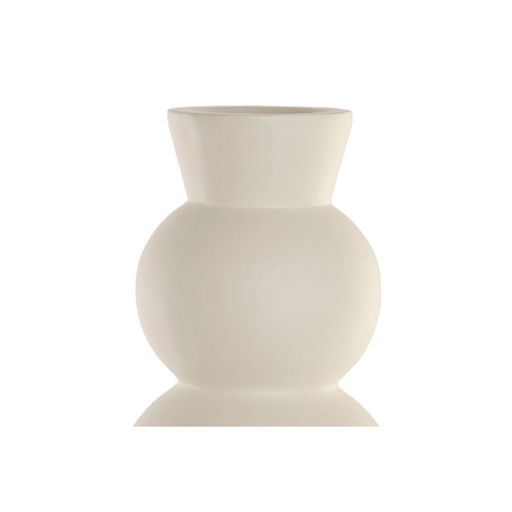 Vase Home ESPRIT White Fibreglass Modern