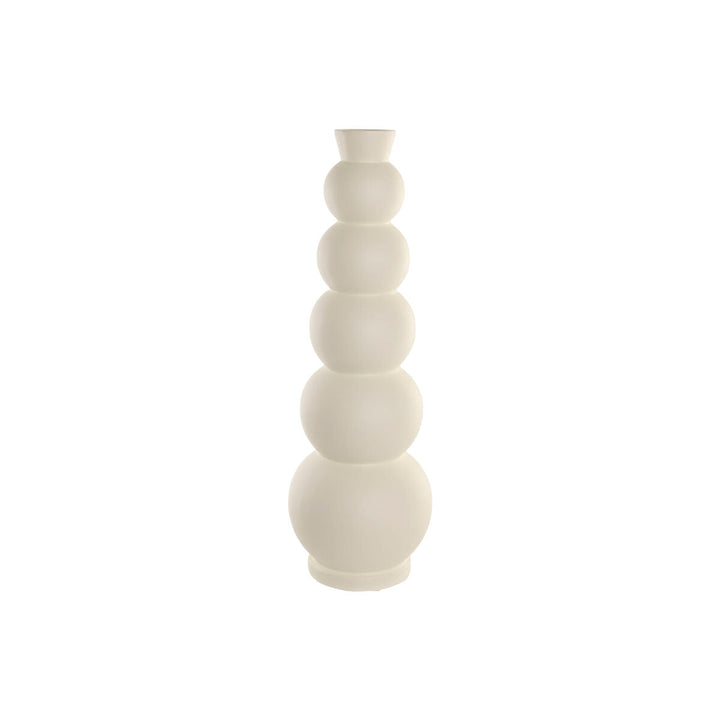 Vase Home ESPRIT White Fibreglass Modern