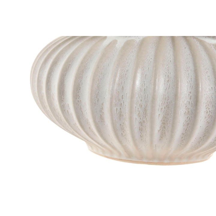 Vase Home ESPRIT Cream Ceramic Mediterranean 28 x 28 x 35 cm
