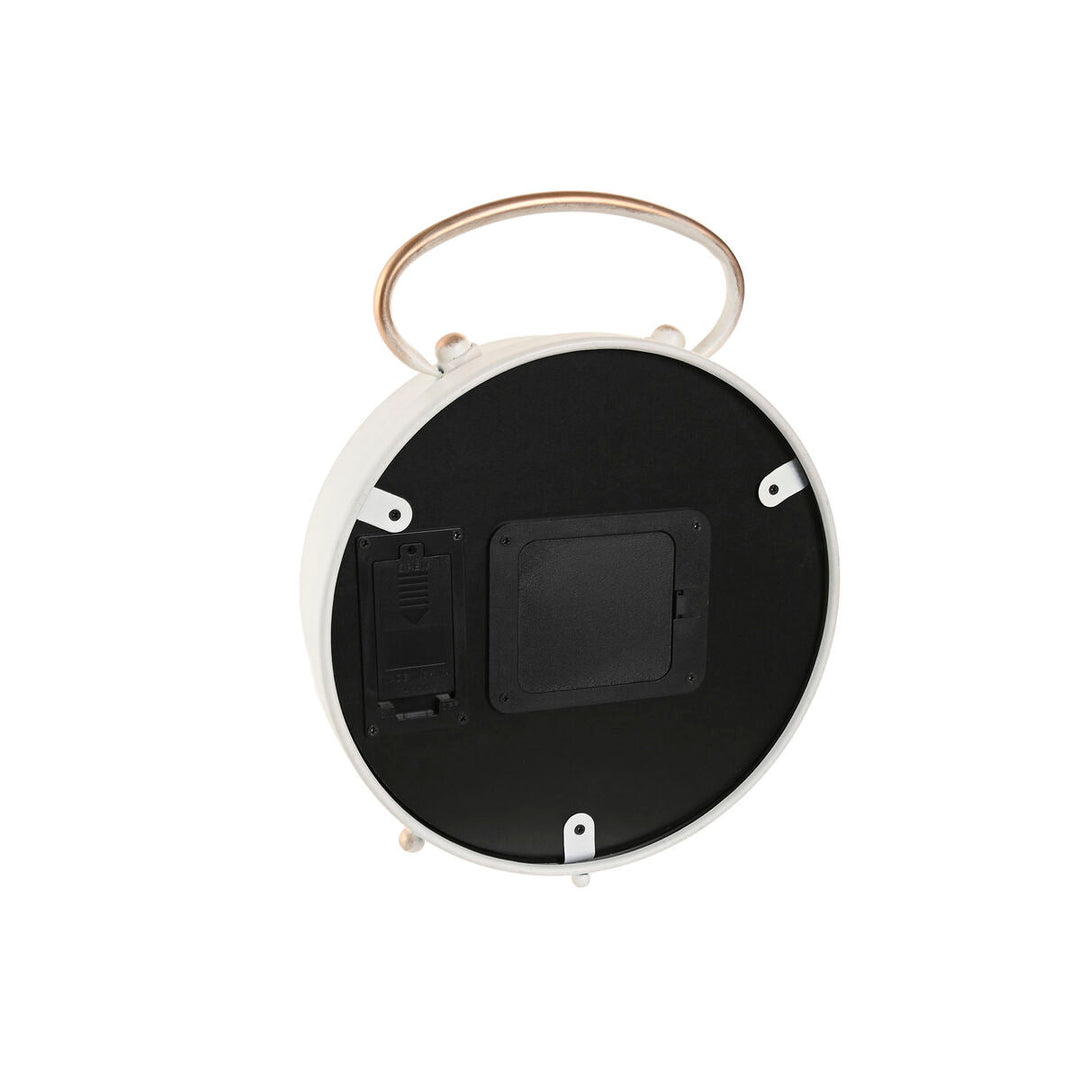 Table clock Home ESPRIT White Golden Scandi