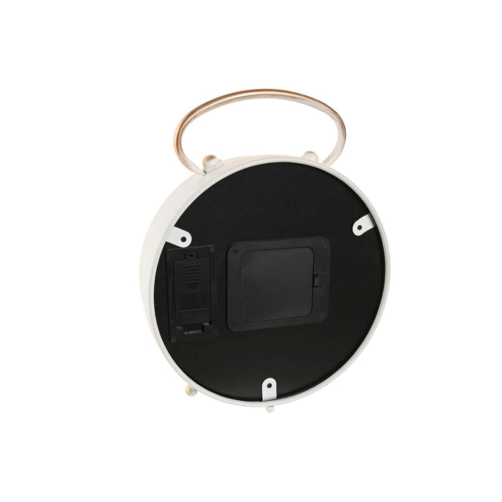 Table clock Home ESPRIT White Golden Scandi