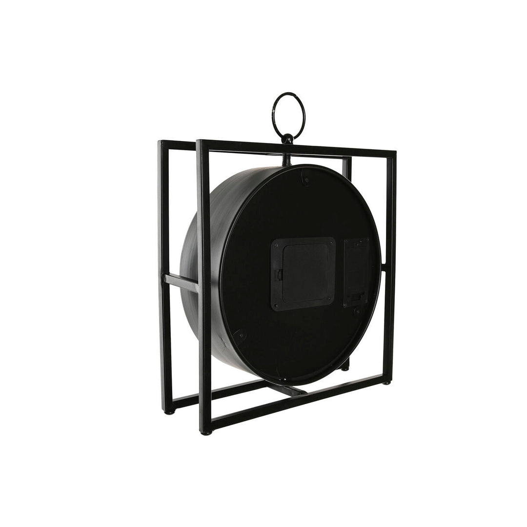 Table clock Home ESPRIT Black Golden Vintage