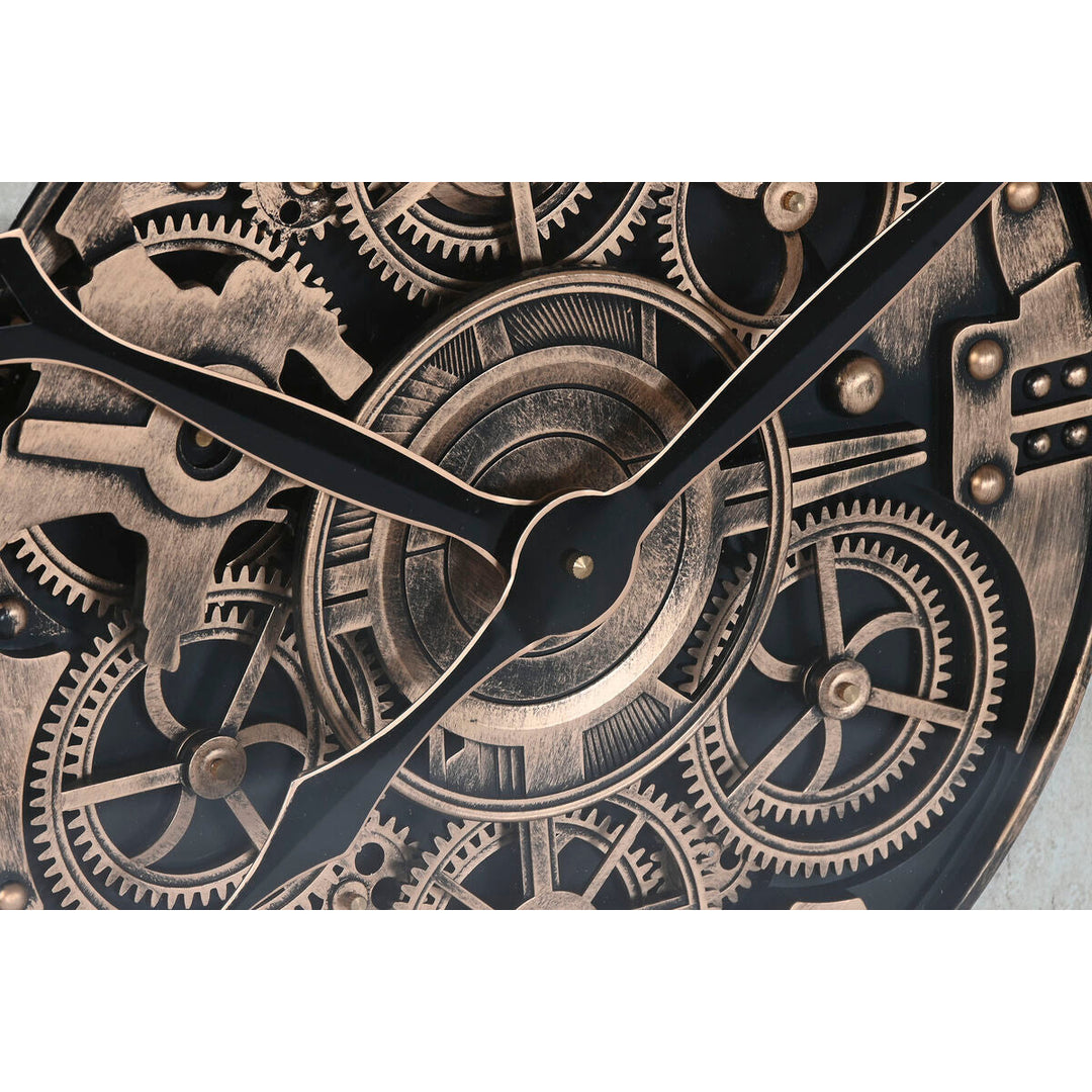 Wall Clock Home ESPRIT White Natural Crystal Pine Cottage 80 x 8 x 80 cm