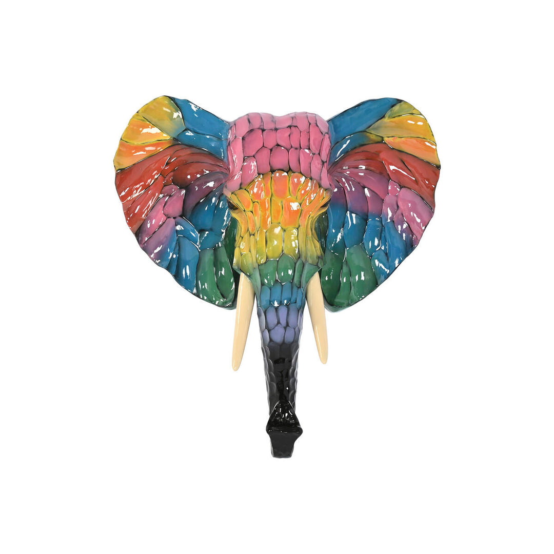 Wall Decoration Home ESPRIT Multicolour Elephant Modern 61,5 X 20 X 67 CM