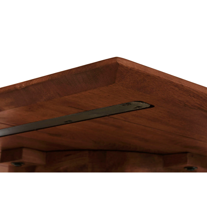 Dining Table Home ESPRIT Fibre Mango wood 200 x 100 x 76 cm