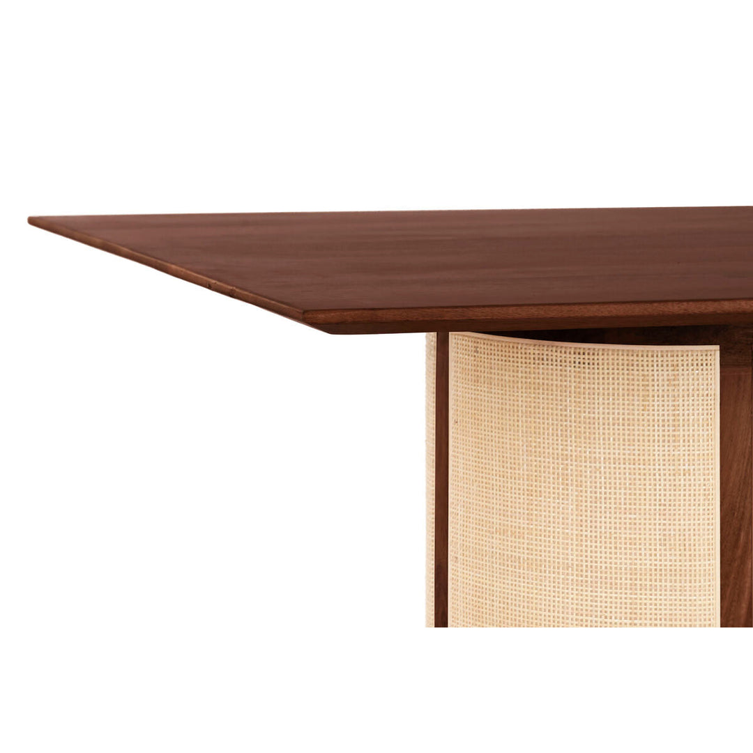 Dining Table Home ESPRIT Fibre Mango wood 200 x 100 x 76 cm