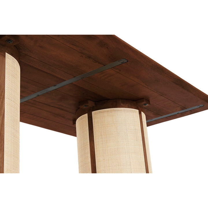 Dining Table Home ESPRIT Fibre Mango wood 200 x 100 x 76 cm