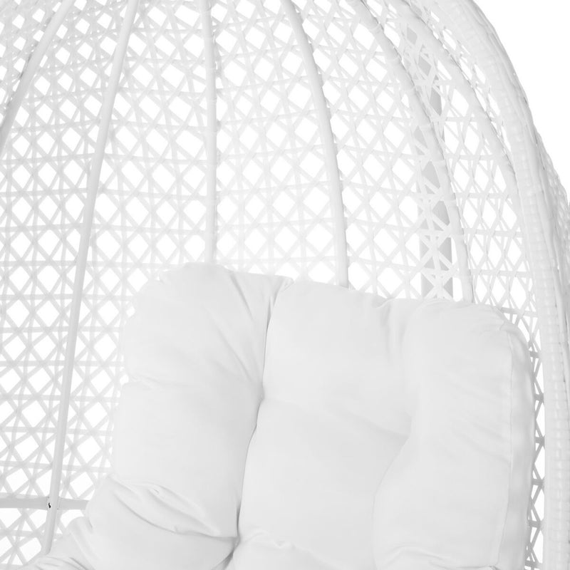 Rocking Chair Dido 190 x 95 x 95 cm White Rattan