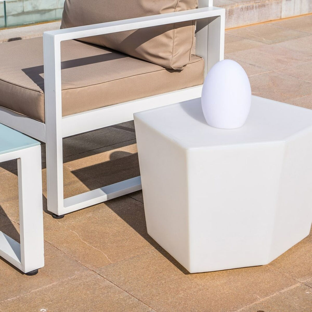 Side table Penta White Polyethylene 40 x 33 x 38,5 cm