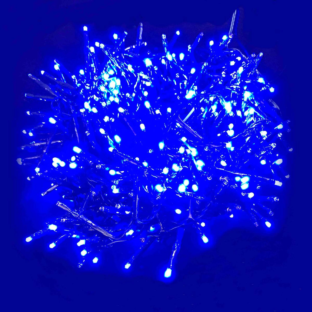 Wreath of LED Lights Blue 25 X 20 X 18 CM
