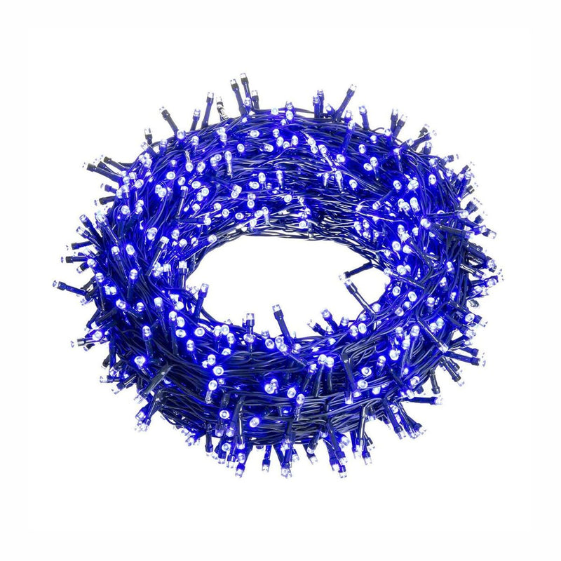 Wreath of LED Lights 15 m Blue White 3,6 W