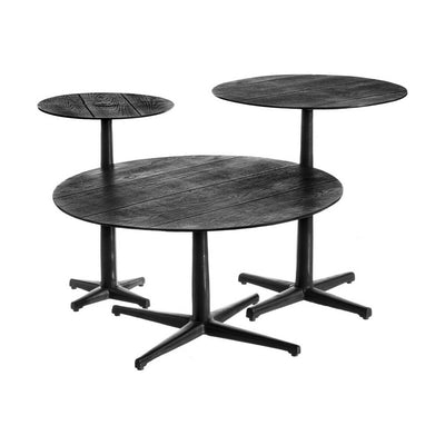 Table d'appoint 59 x 40 x 40 cm Noir Aluminium