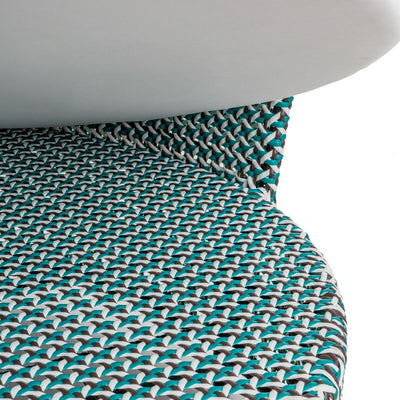 Garden day bed Nadia Turquoise 133 x 126 x 70 cm
