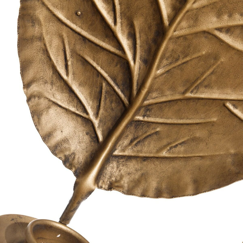 Castiçais Ouro Dourado Zinco 67 x 14,5 x 40 cm