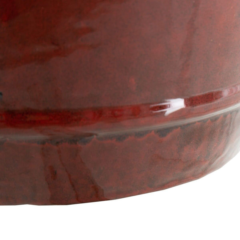 Stool 35 x 35 x 48 cm Ceramic Red